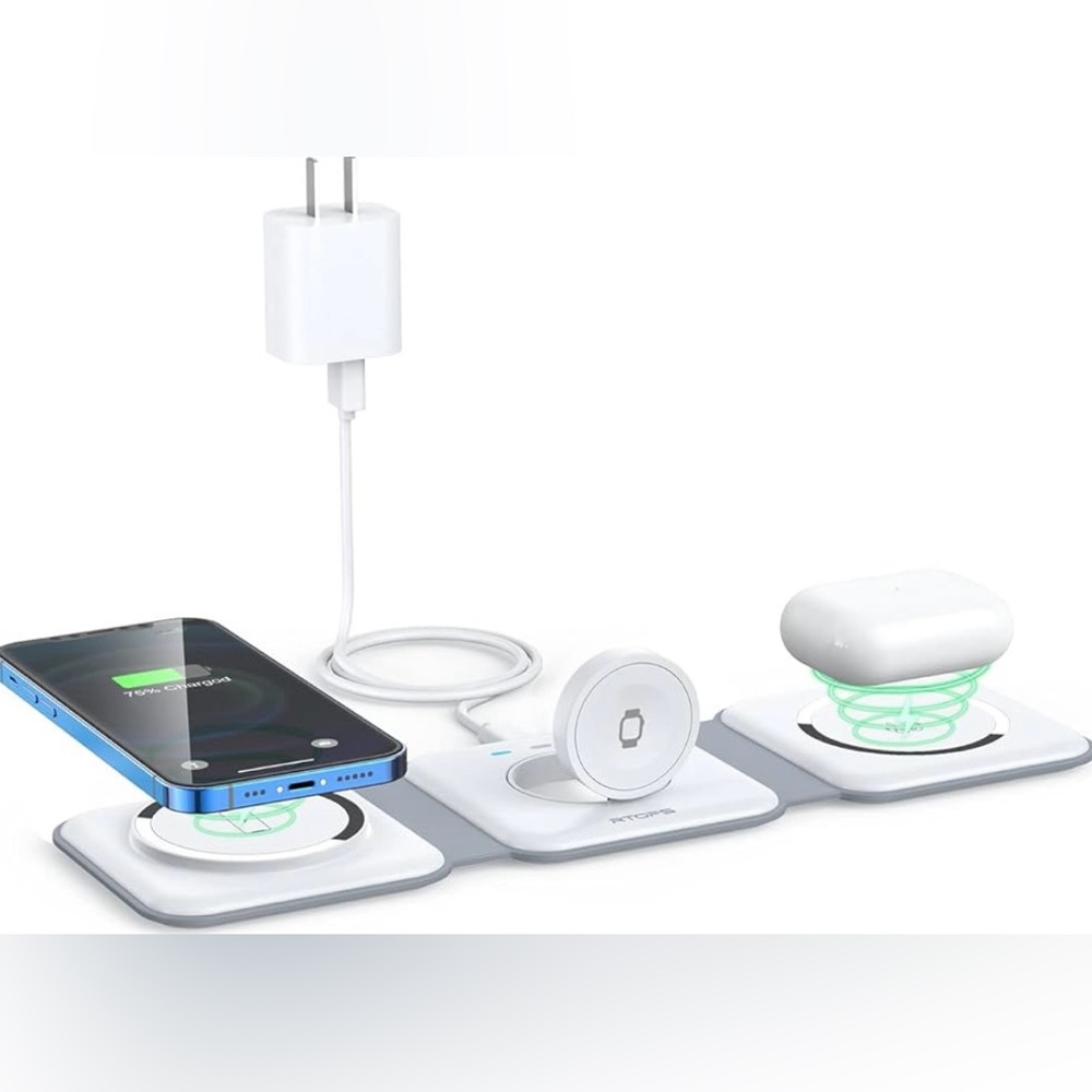 3 in 1 Portable Magnetic Wireless Charger